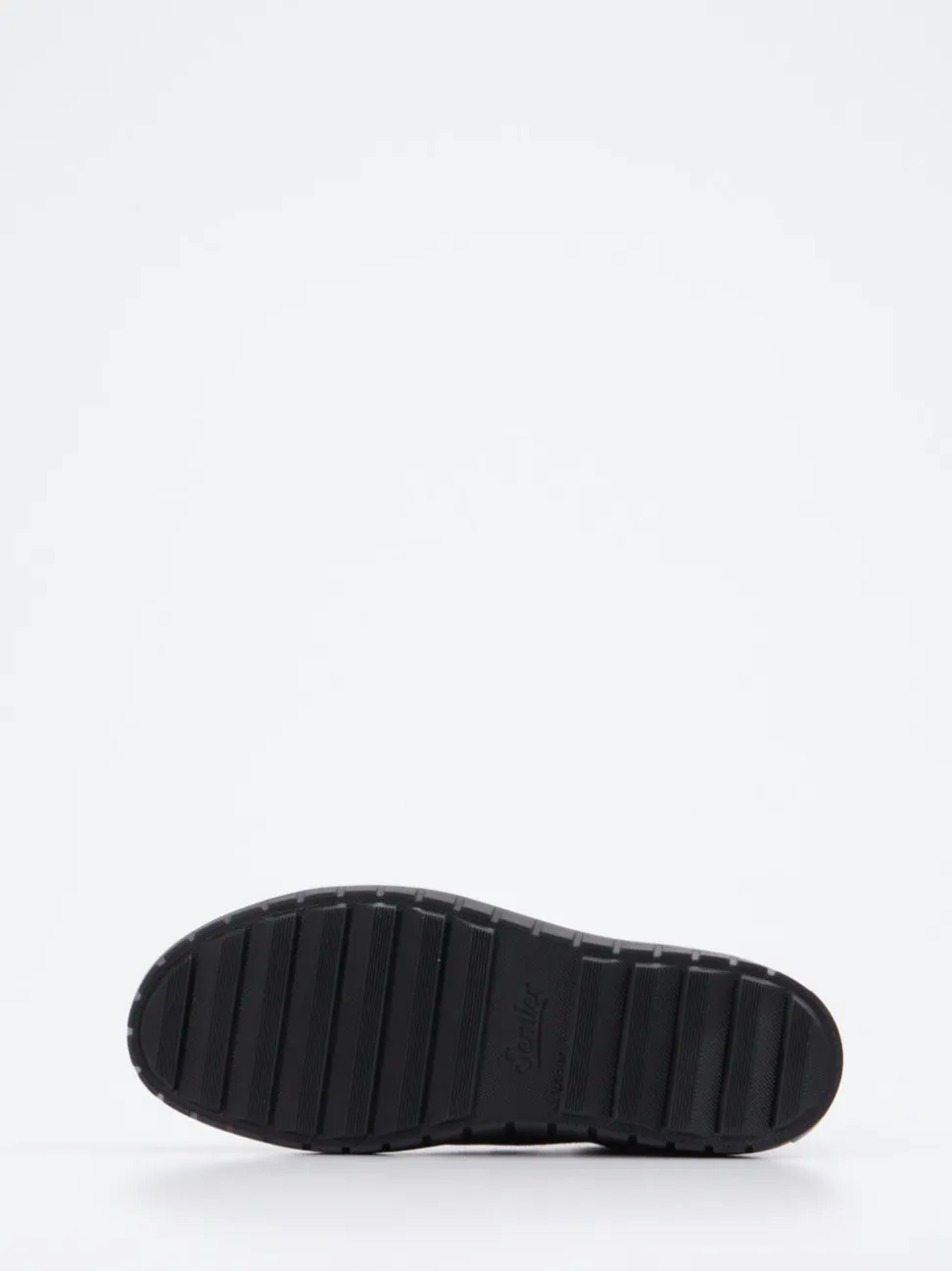 Semler – High-Top Sneaker aus Veloursleder grau