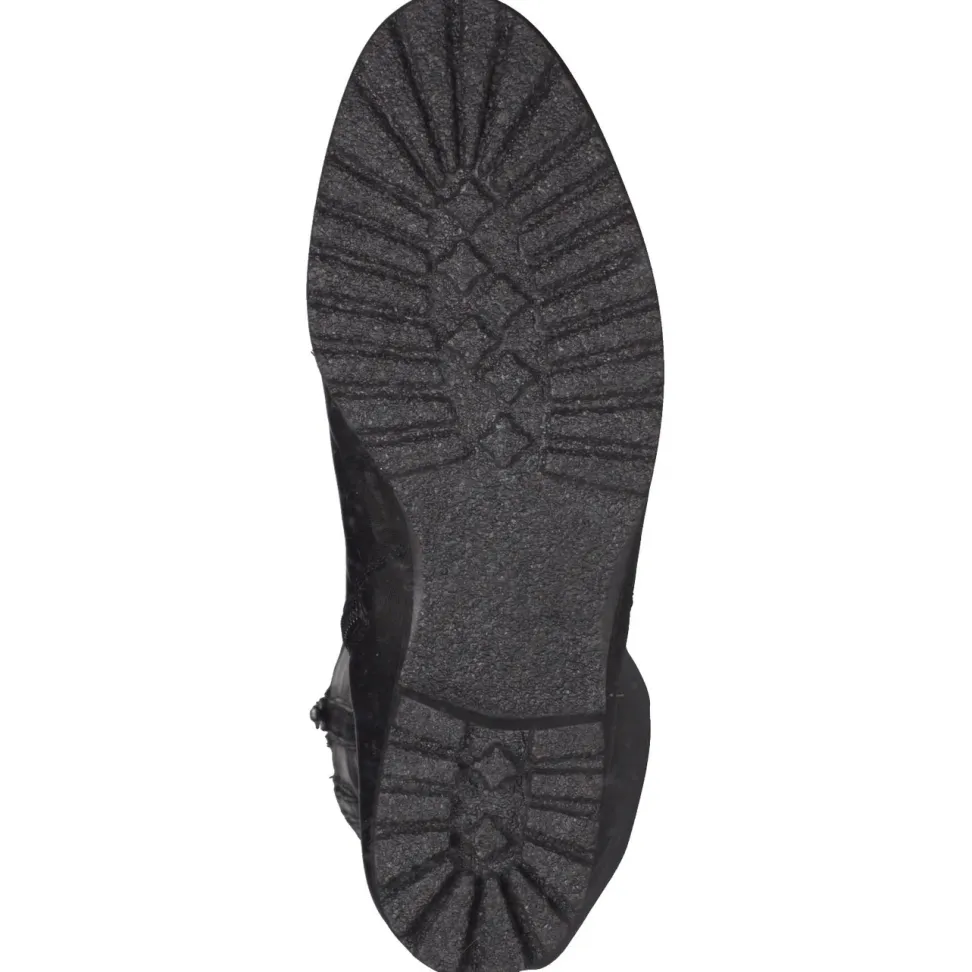 Semler – kniehohe Stiefel aus Kalbleder schwarz
