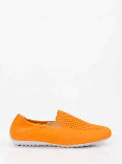 Semler – Komfort-Slipper aus Veloursleder orange