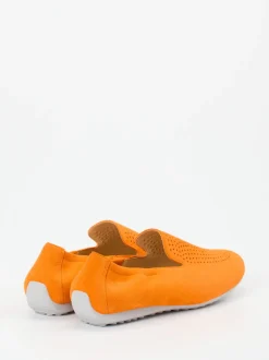 Semler – Komfort-Slipper aus Veloursleder orange