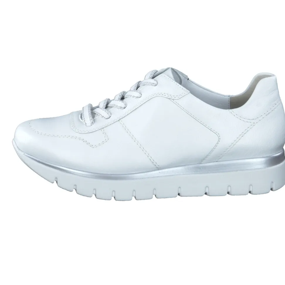 Semler – Komfort-Sneaker aus Kalbleder Offwhite