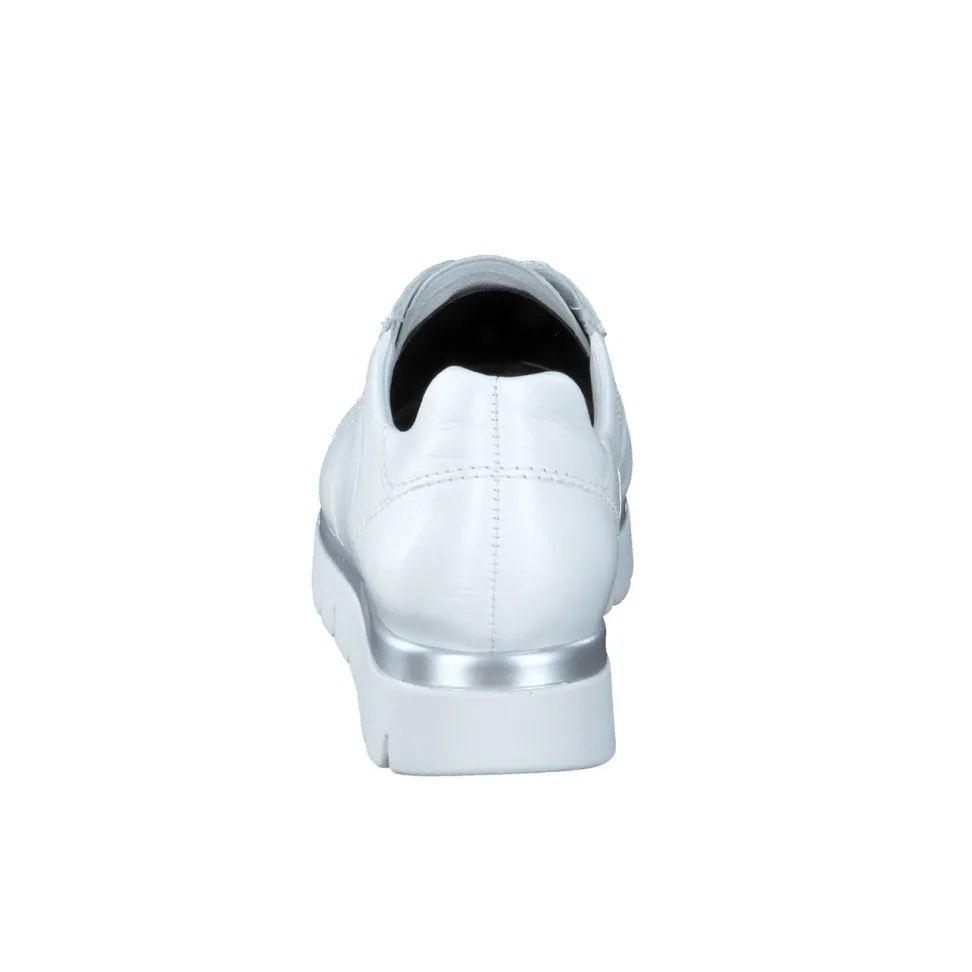 Semler – Komfort-Sneaker aus Kalbleder Offwhite
