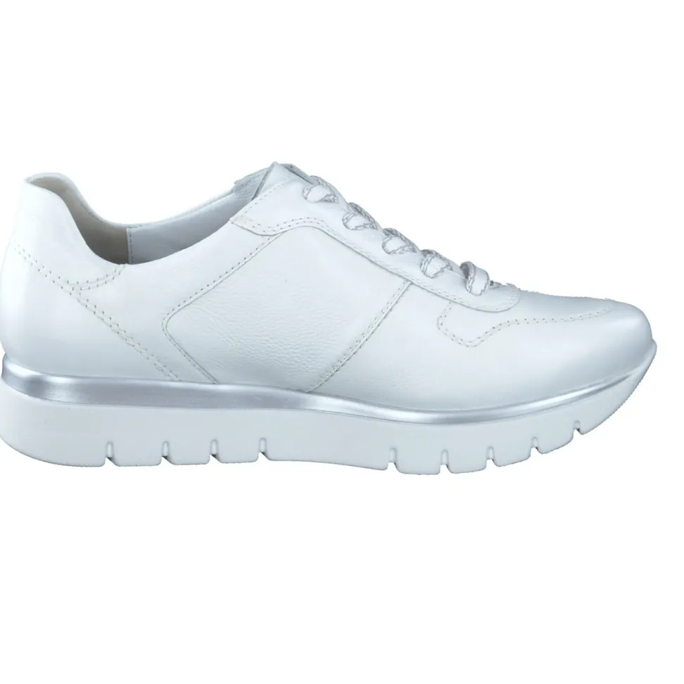 Semler – Komfort-Sneaker aus Kalbleder Offwhite