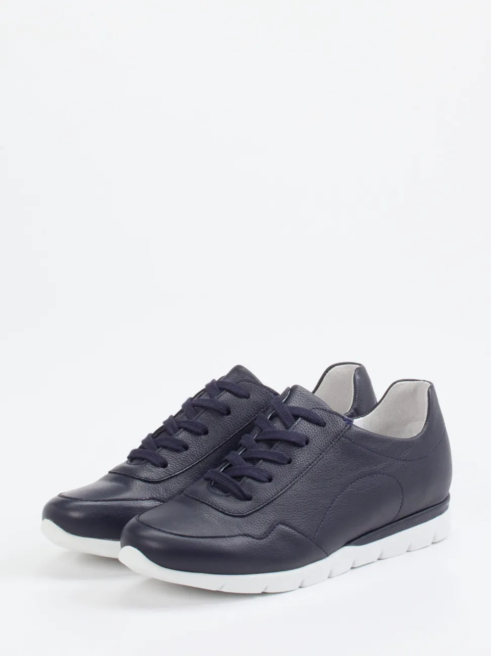 Semler – Komfort-Sneaker aus Kalbleder Dunkelblau