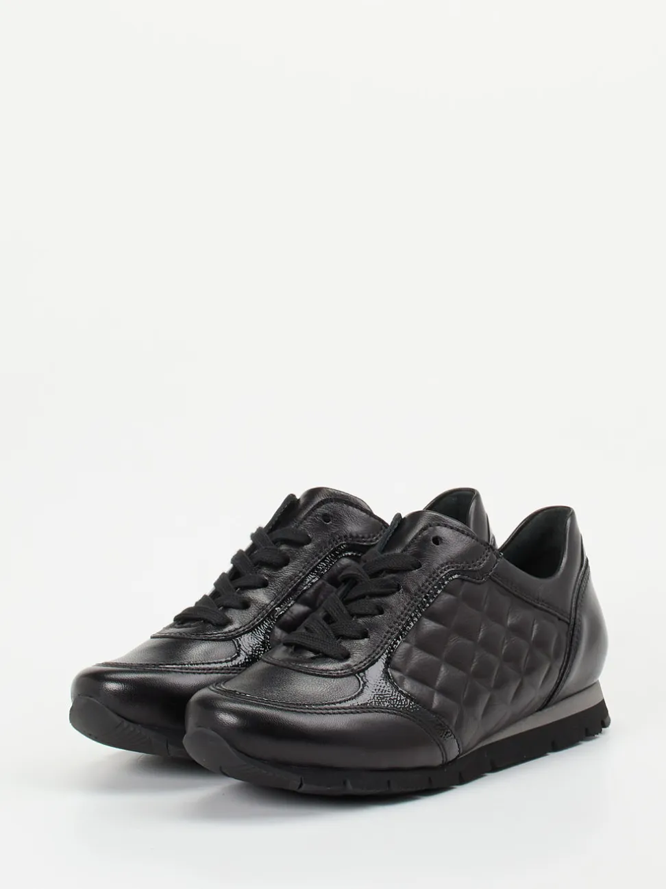 Semler – Komfort-Sneaker aus Kalbleder Schwarz