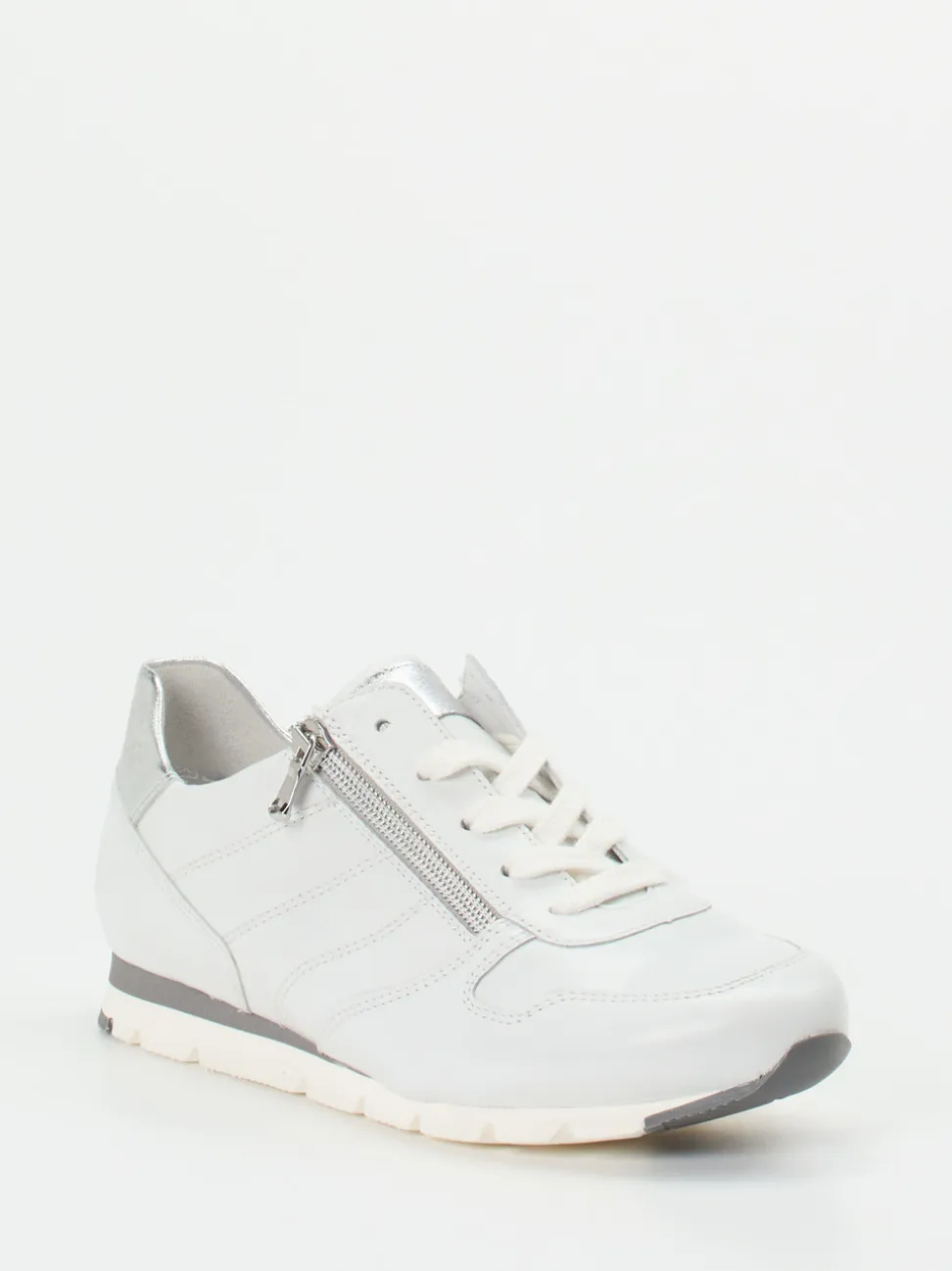 Semler – Komfort-Sneaker aus Kalbleder Offwhite