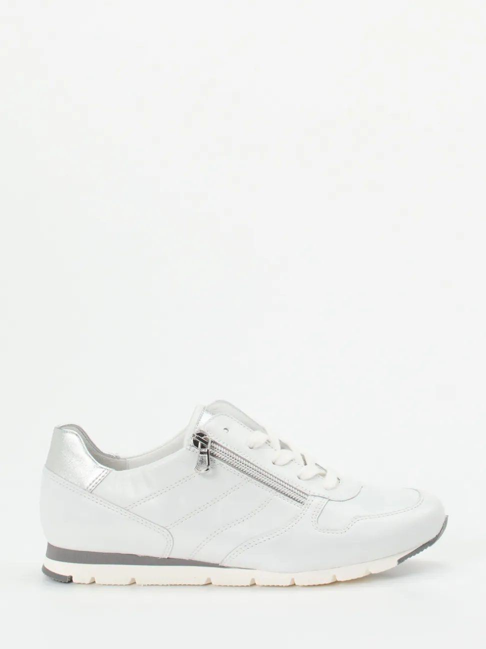 Semler – Komfort-Sneaker aus Kalbleder Offwhite