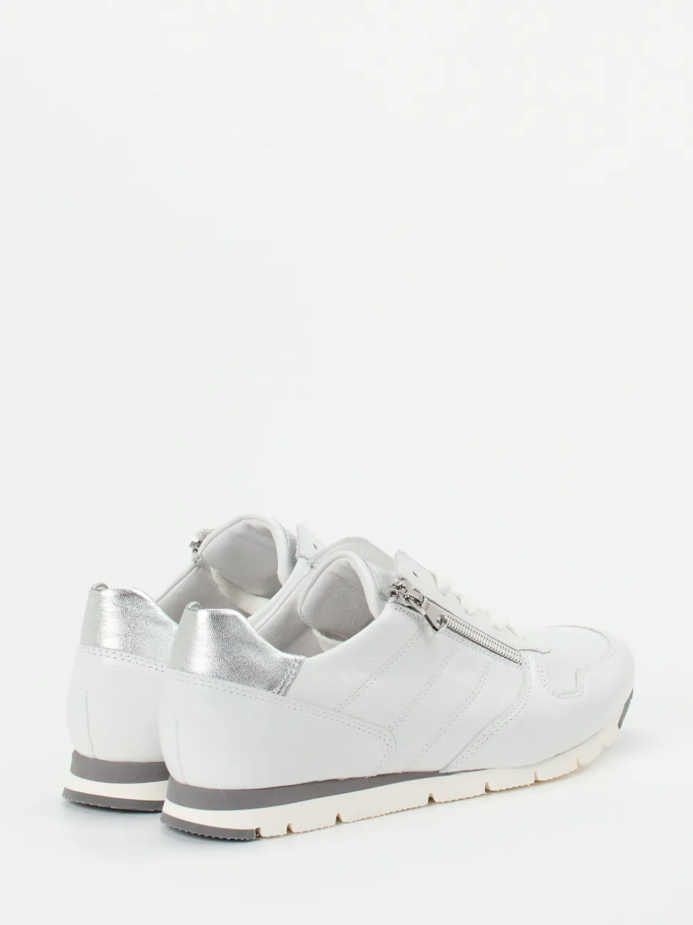 Semler – Komfort-Sneaker aus Kalbleder Offwhite