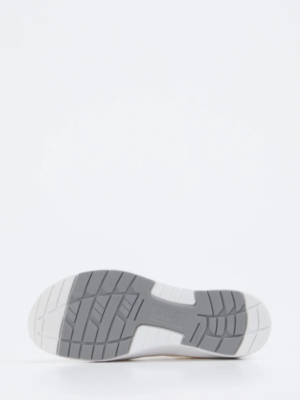 Semler – Komfort-Sneaker aus Mesh und Kalbleder Cremeweiß