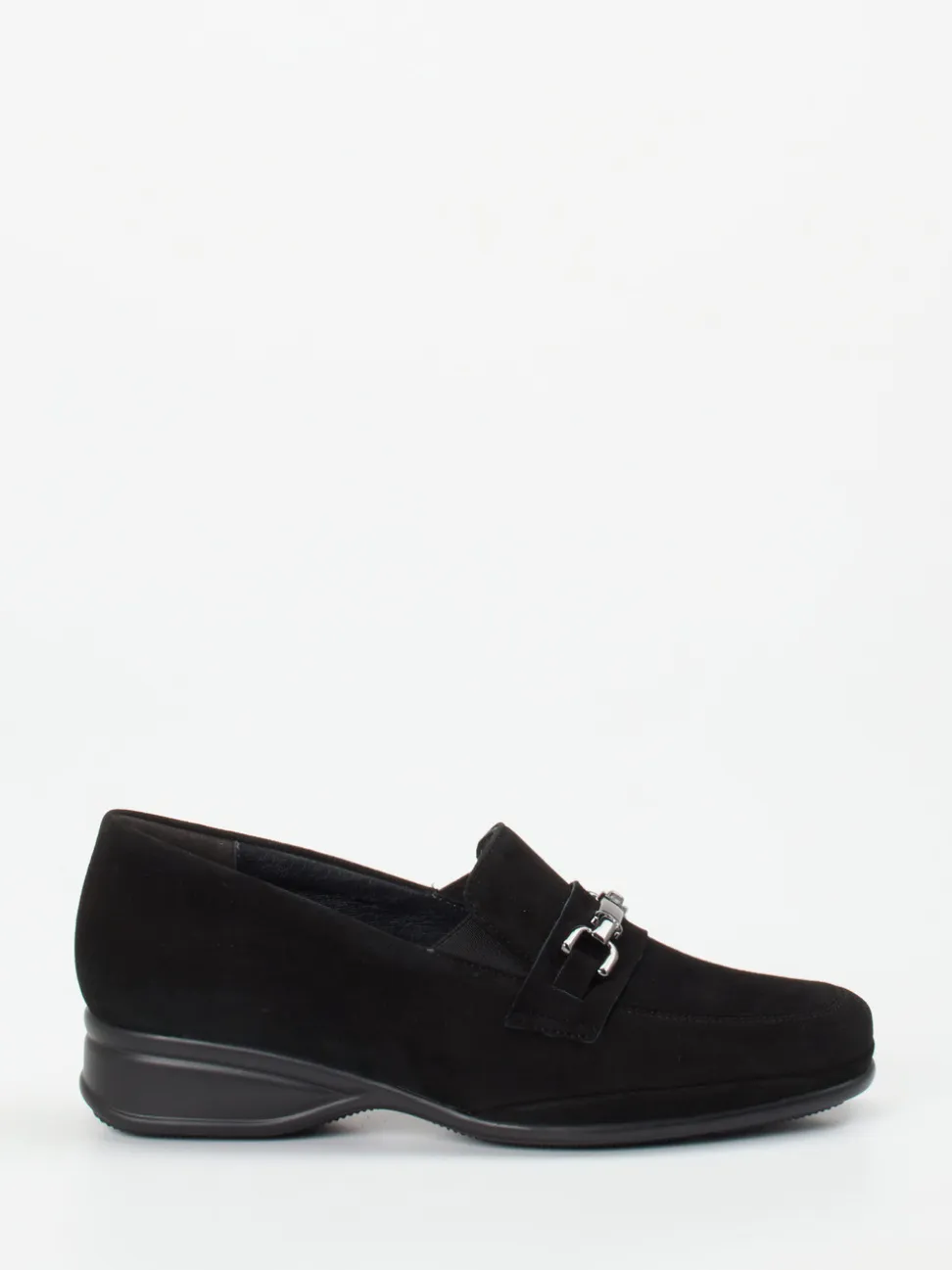 Semler – Loafer aus Veloursleder Schwarz