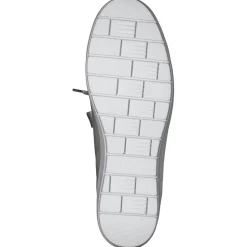 Semler – Plateau-Sneaker aus Kalbleder Hellgrau