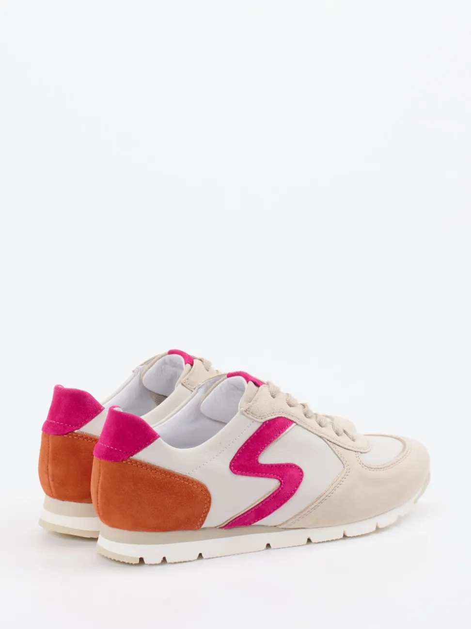 Semler – Retro-Sneaker aus Veloursleder Beige