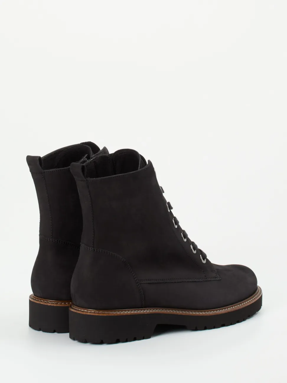 Semler – Schnürboots aus Nubukleder schwarz