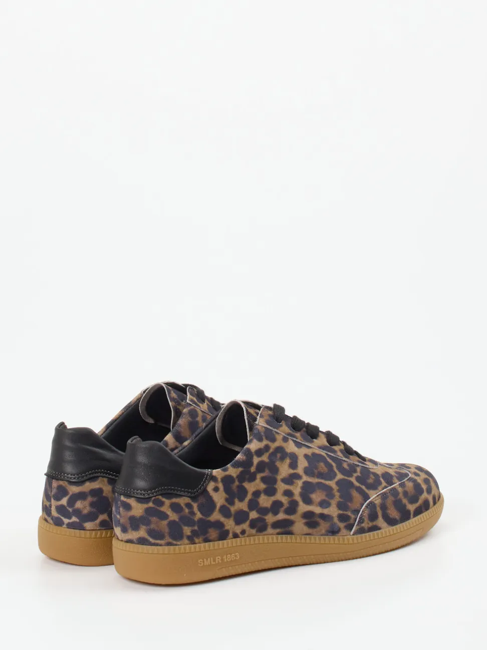 Semler – Sneaker aus geprägtem Leder mit Leoprint