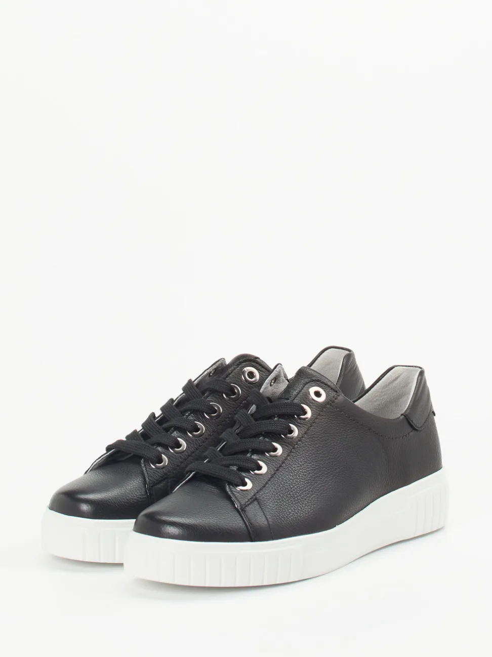 Semler – Sneaker aus Kalbleder in Schwarz