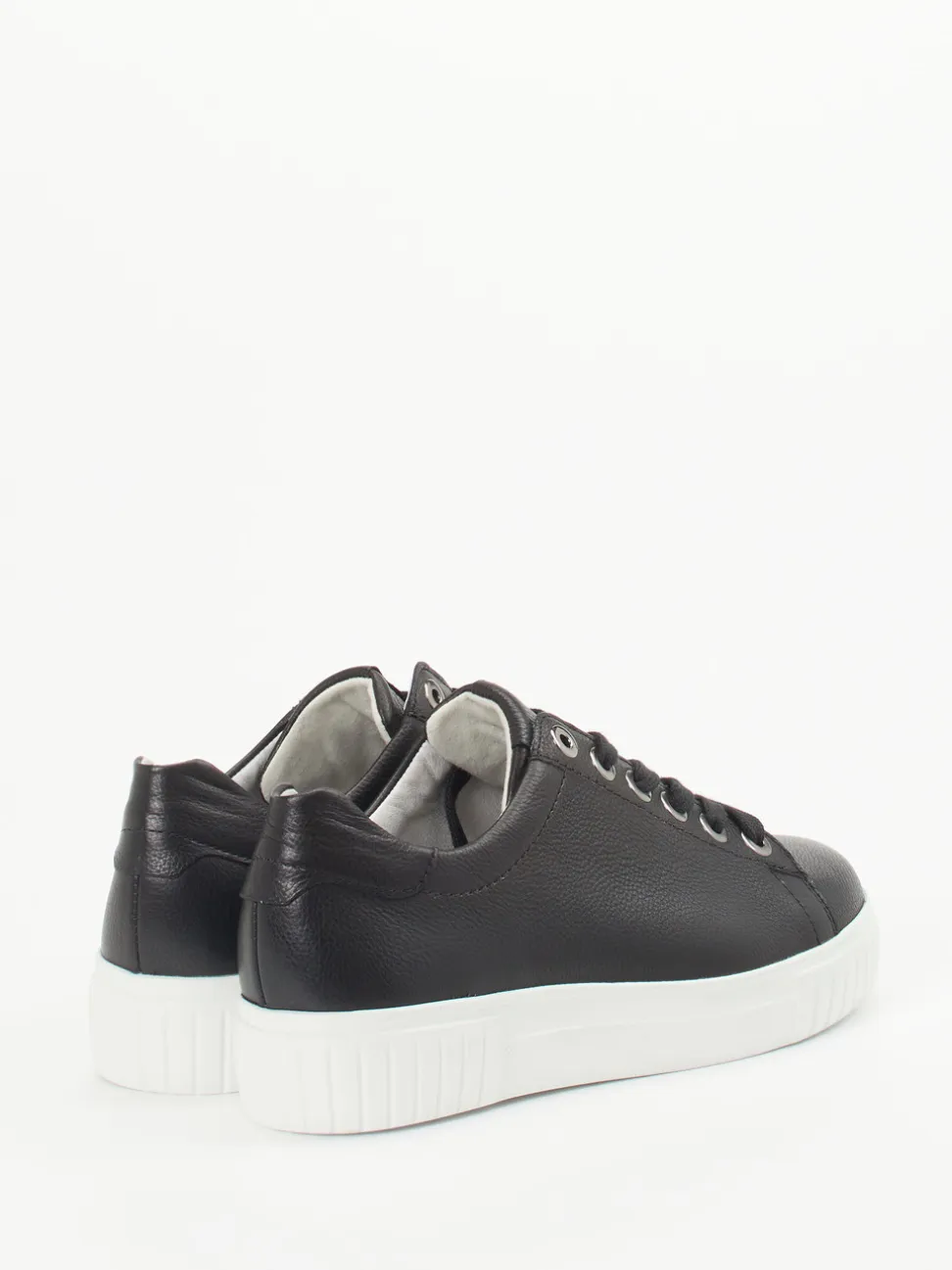 Semler – Sneaker aus Kalbleder in Schwarz