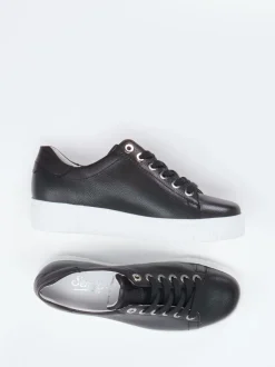 Semler – Sneaker aus Kalbleder in Schwarz