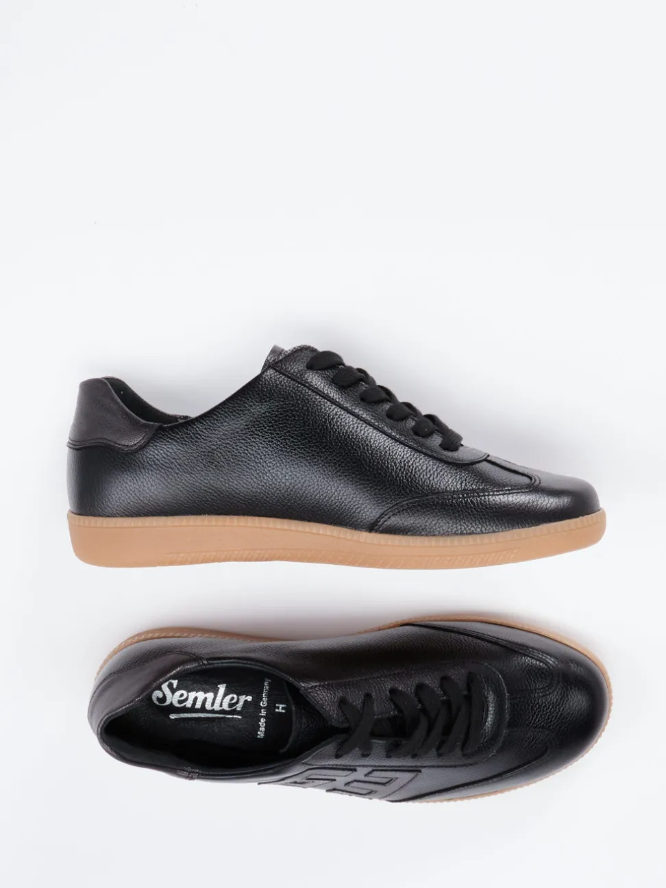 Semler – Sneaker aus Kalbleder in Schwarz