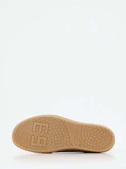 Semler – Sneaker aus Veloursleder in Sandbeige