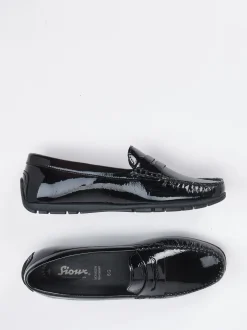 Sioux – Loafer aus Lackleder Schwarz