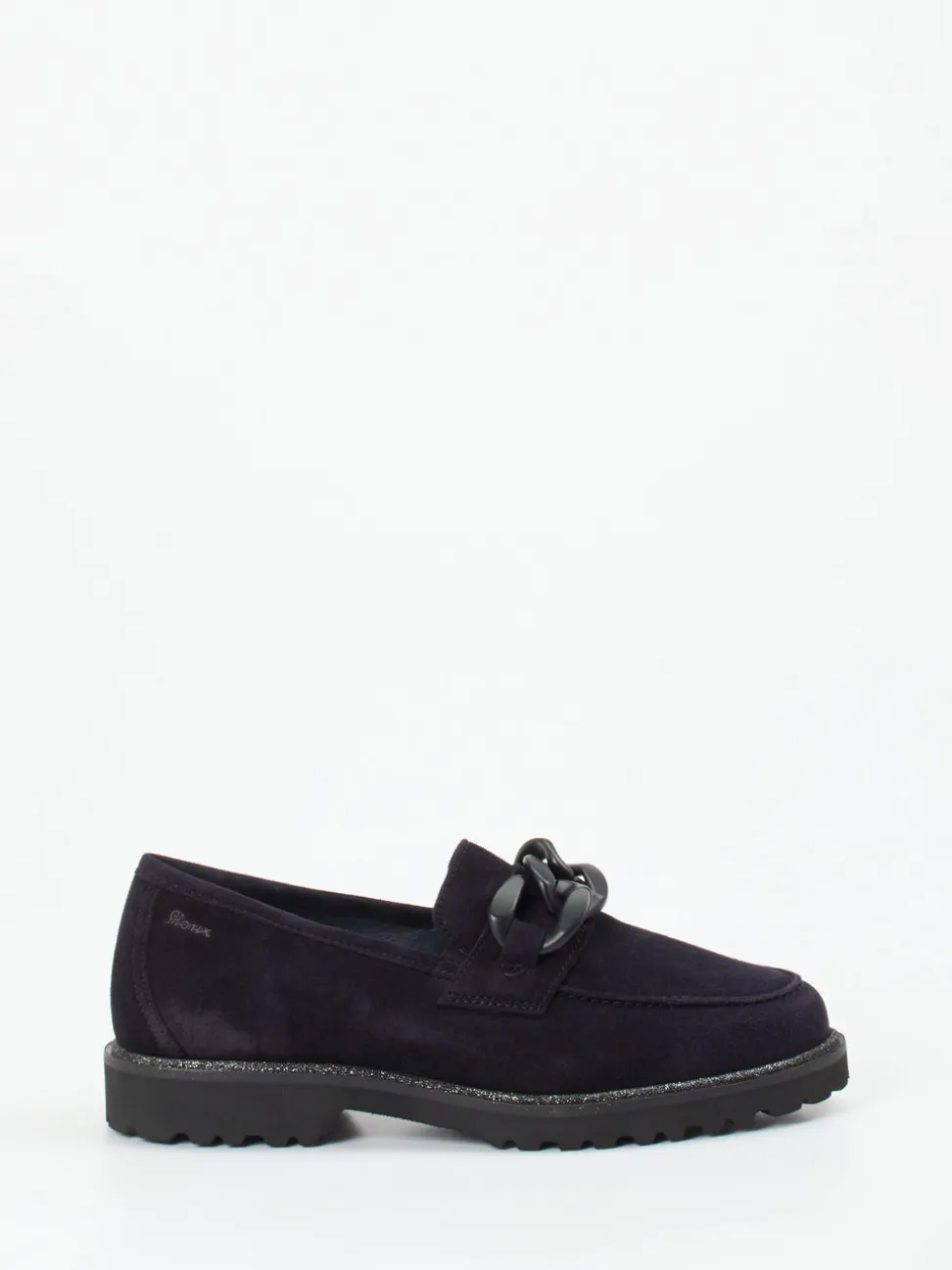 Sioux – Loafer aus Veloursleder tiefdunkelblau