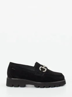 Sioux – Loafer aus Veloursleder Schwarz