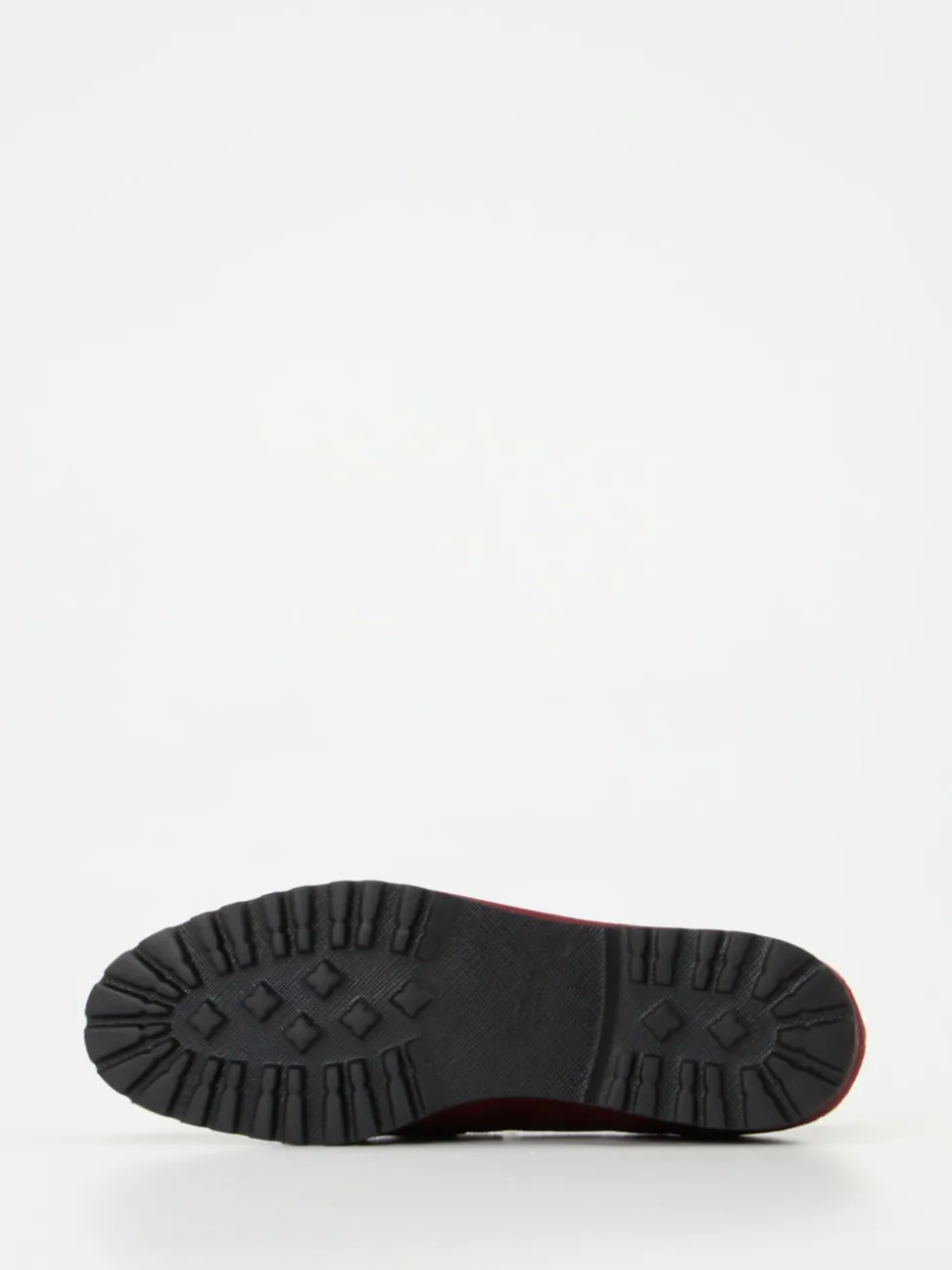 Sioux – Loafer aus Veloursleder in Bordeauxrot