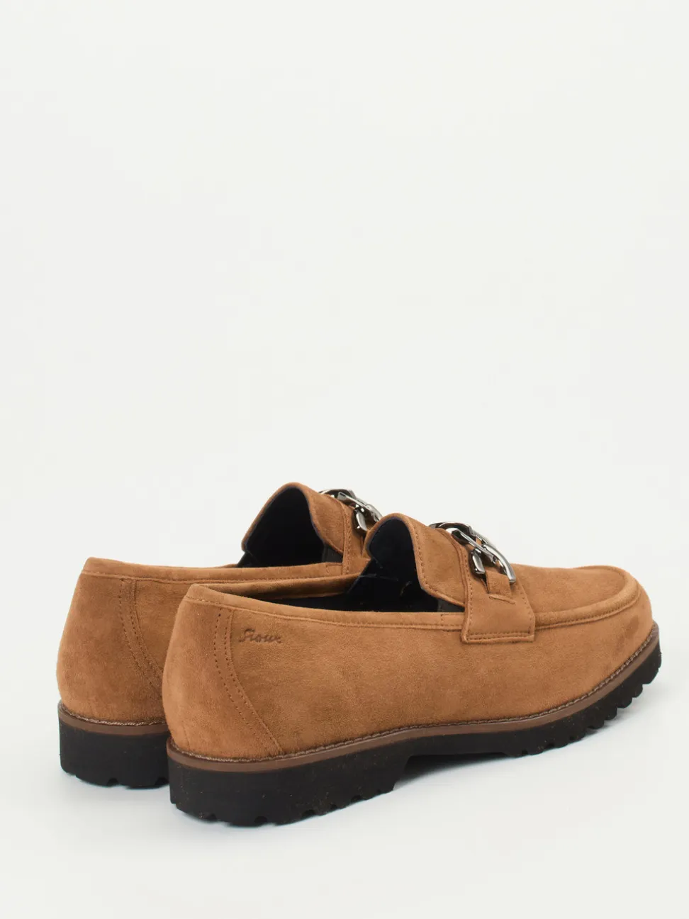Sioux – Loafer aus Veloursleder in Cognacbraun