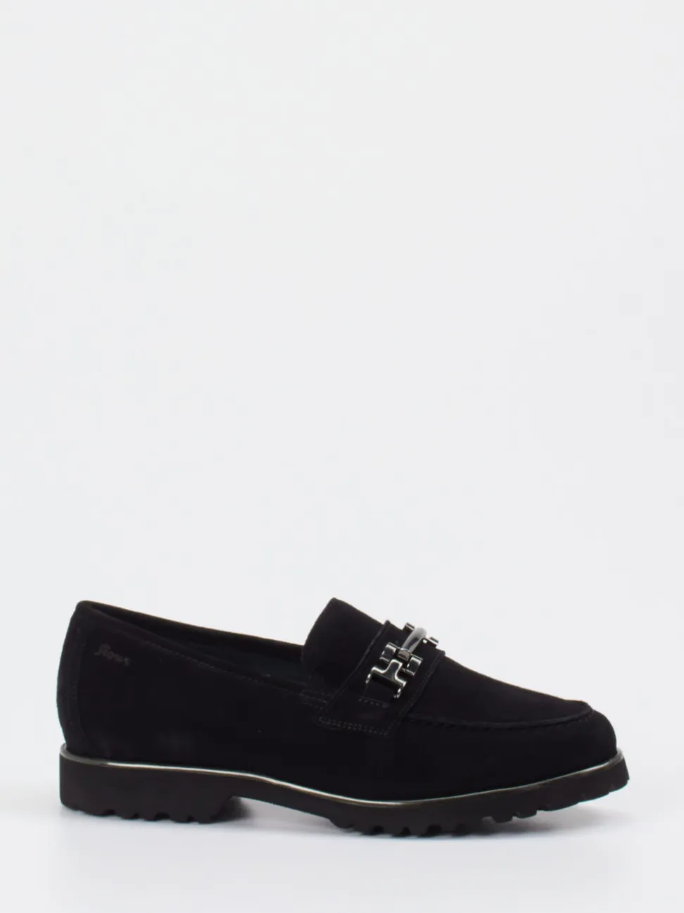 Sioux – Loafer aus Veloursleder Schwarz