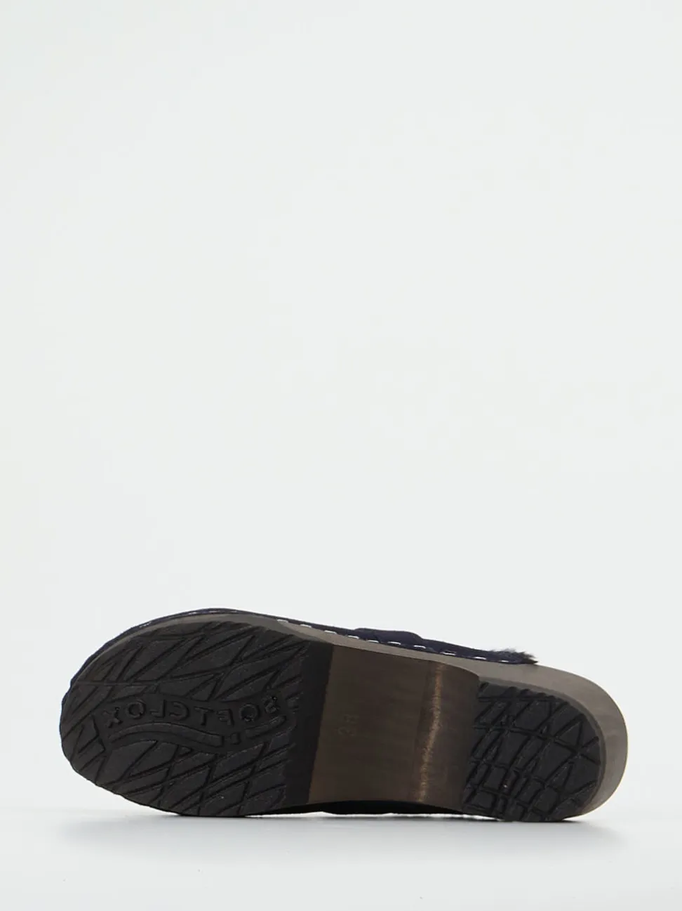 Softclox – Gefütterte Clogs aus Veloursleder Dunkelblau