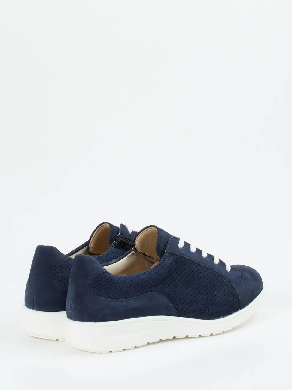 Solidus – Komfort-Sneaker aus Nubukleder marineblau