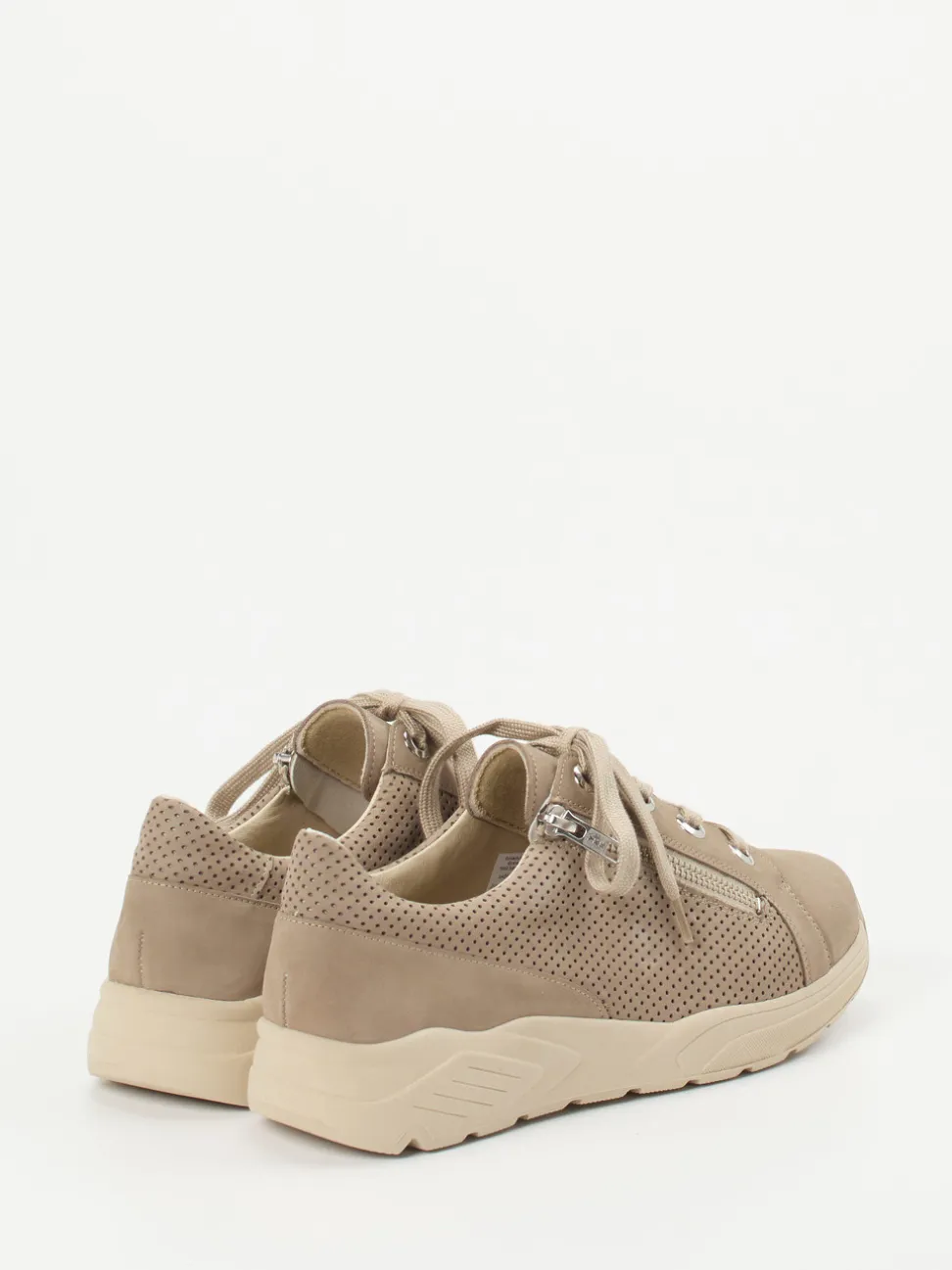 Solidus – Komfort-Sneaker aus Nubukleder beige