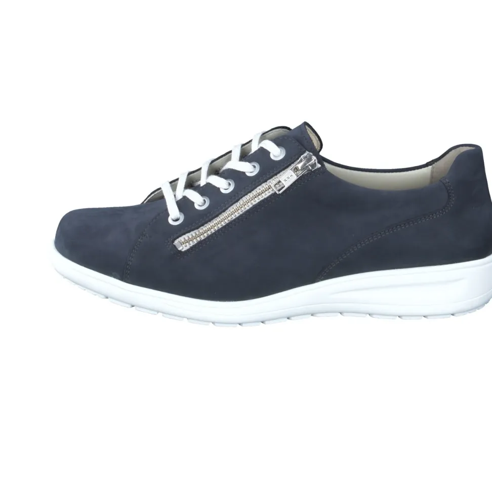 Solidus – Komfort-Sneaker aus Nubukleder dunkelblau