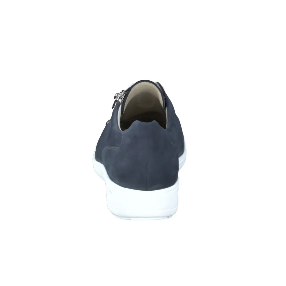 Solidus – Komfort-Sneaker aus Nubukleder dunkelblau