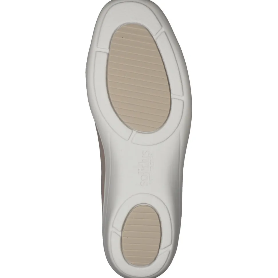 Solidus – Komfort-Sneaker aus Metallicleder beige