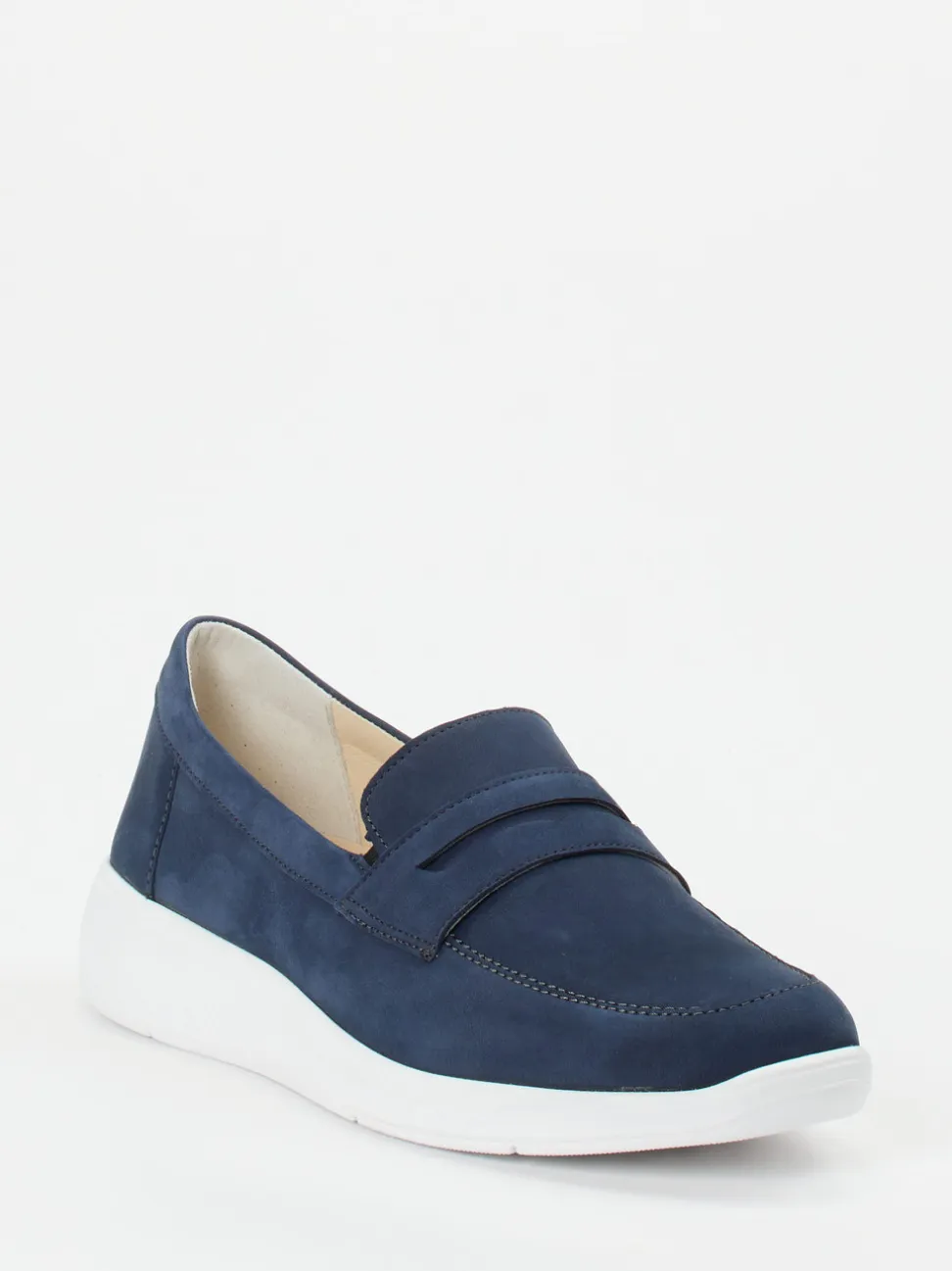 Solidus – Slipper aus Nubukleder in Marineblau