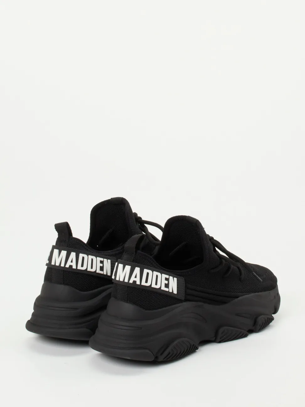Steve Madden – Chunky Sneaker aus Mesh in Schwarz