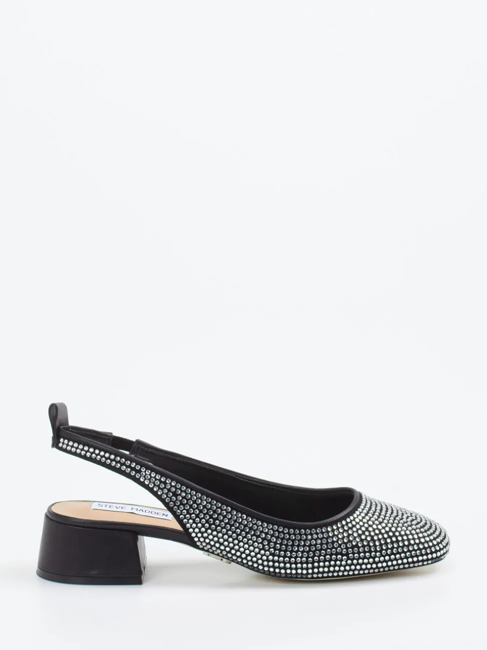 Steve Madden – Slingback-Pumps aus Textil mit Strassbesatz