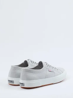 Superga – Canvas-Sneaker aus Baumwolltextil hellgrau