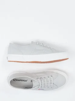 Superga – Canvas-Sneaker aus Baumwolltextil hellgrau