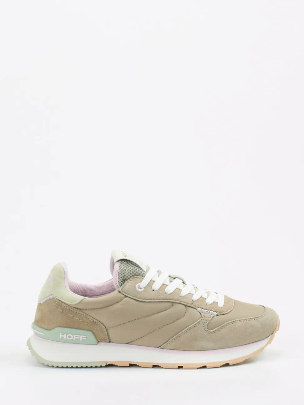 THE HOFF BRAND – Sneaker aus Veloursleder und Textil Pastell