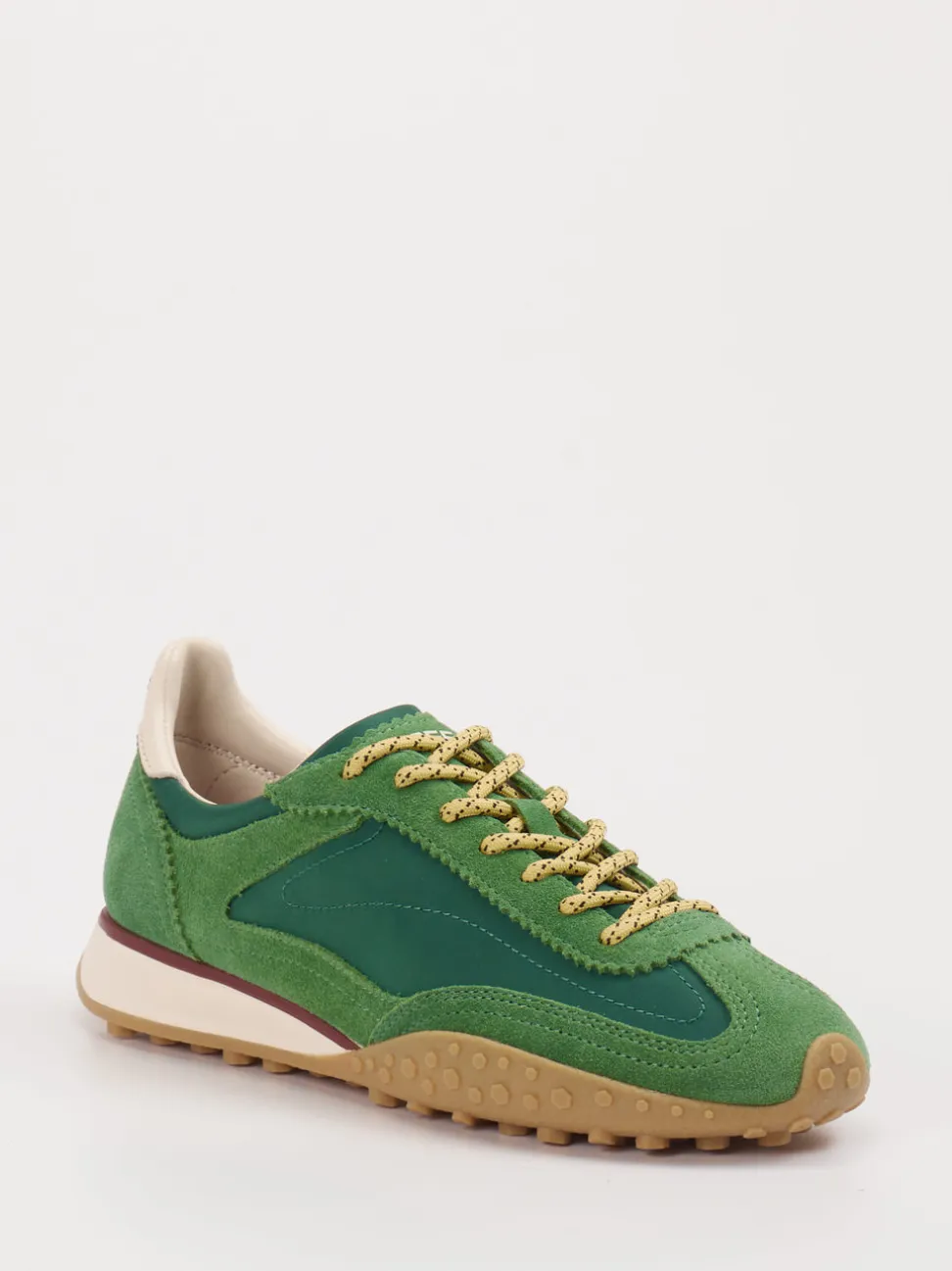 THE HOFF BRAND – Sneaker aus Veloursleder grün