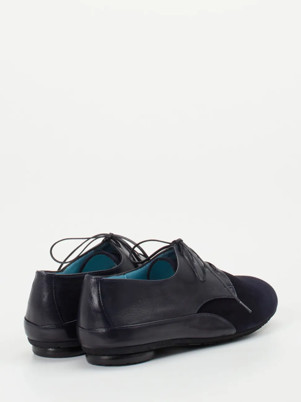 Thierry Rabotin – Derby-Schnürschuhe aus Veloursleder Blau