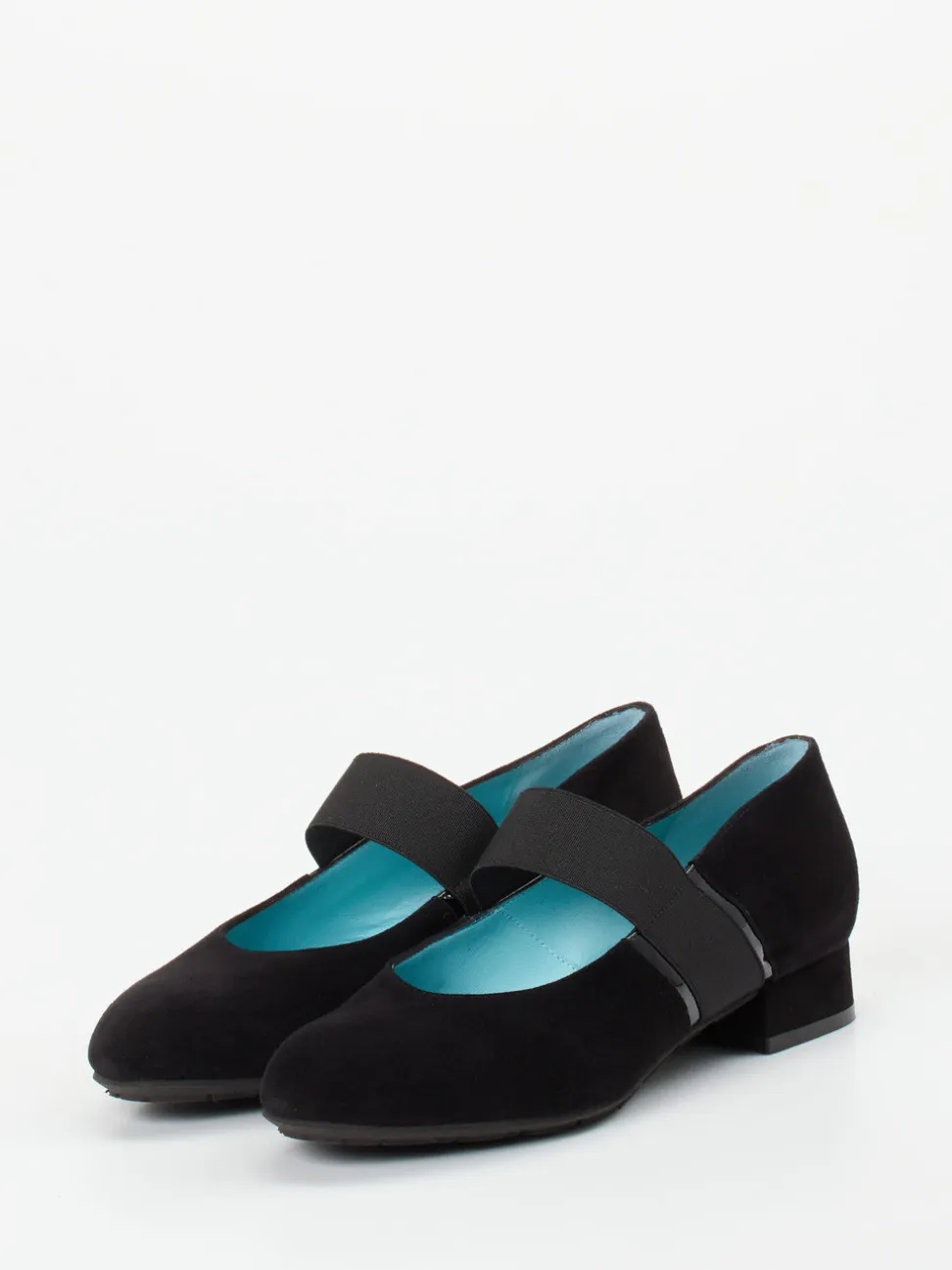 Thierry Rabotin – Mary Janes aus Veloursleder schwarz