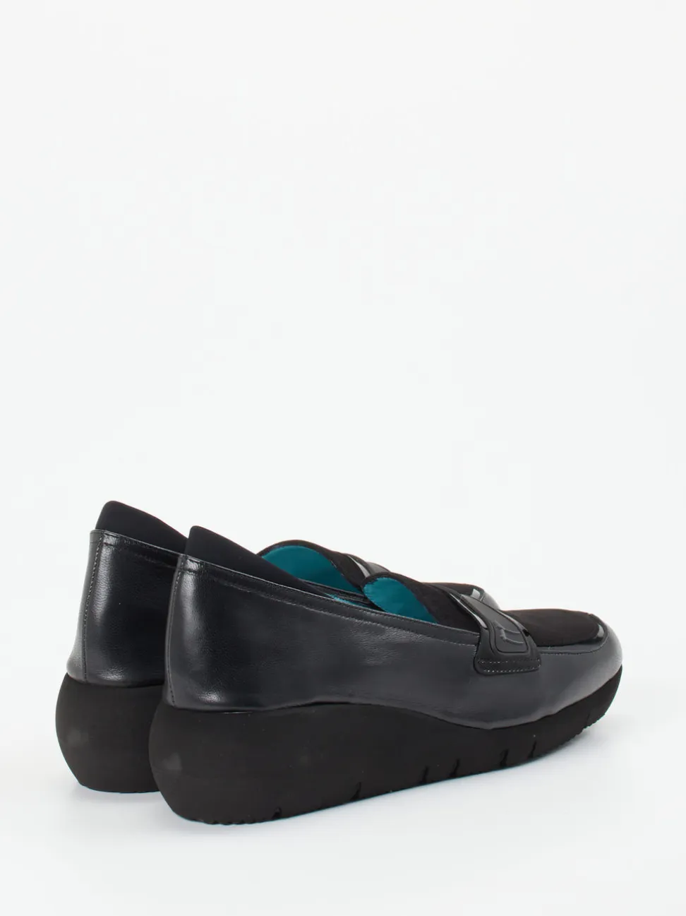 Thierry Rabotin – Plateau-Loafer aus Veloursleder Schwarz