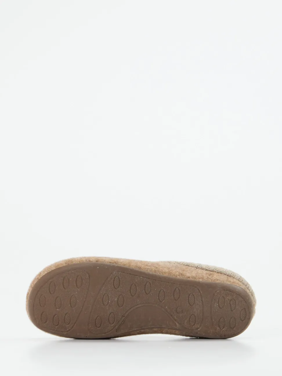Thies – Filzpantoffeln aus Wollfilz in Beige