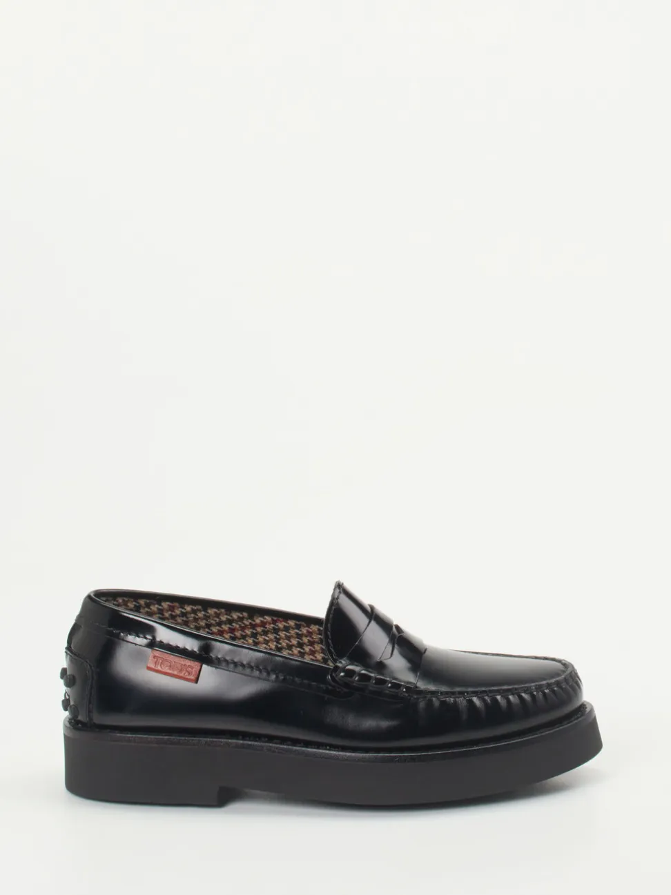 Tod's – Loafer aus Hochglanzleder schwarz