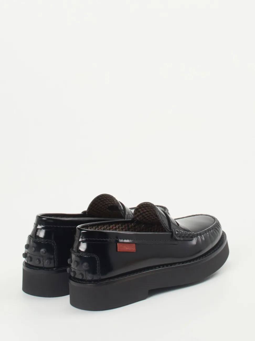 Tod's – Loafer aus Hochglanzleder schwarz