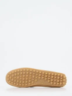Tod's – Loafer aus Veloursleder sandbeige