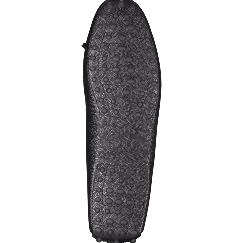 Tod's – Mokassin aus geprägtem Leder Schwarz
